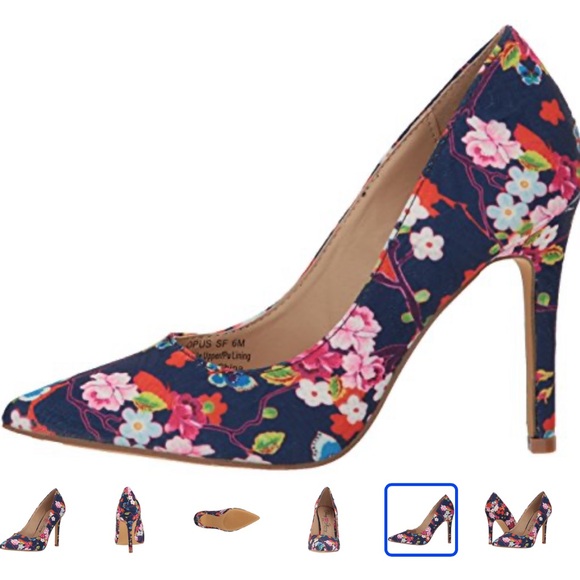 Penny Loves Kenny Women\'s Opus SF Pump Blue Multi Floral 💐 main image 5